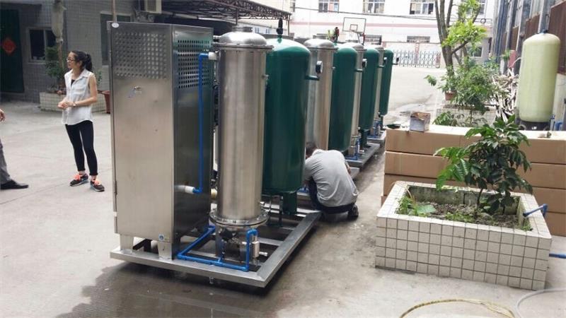 臭氧發(fā)生器，500克氧氣源臭氧發(fā)生器牛仔洗滌現(xiàn)場視頻